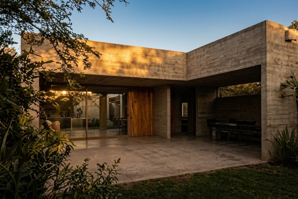 Casa Umbral, vivienda residencial en Chacras de Coria, Mendoza